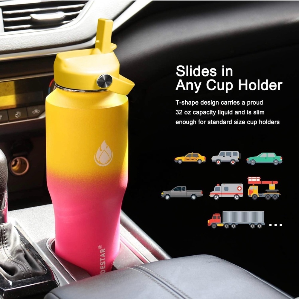32oz Double Wall Stainless Steal Insulated Water Bottle - Picture 5 of 5